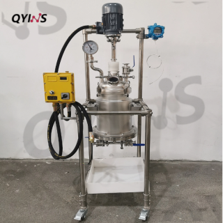 防爆不銹鋼固相合成釜 過濾反應釜 物料收集箱 10L