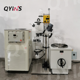 蒸發(fā)溶劑雙冷凝防爆手動(dòng)旋轉(zhuǎn)蒸發(fā)儀20L、50L、100L