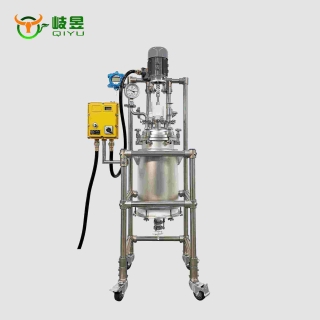 不銹鋼多肽固相合成反應釜 過濾反應釜 10L