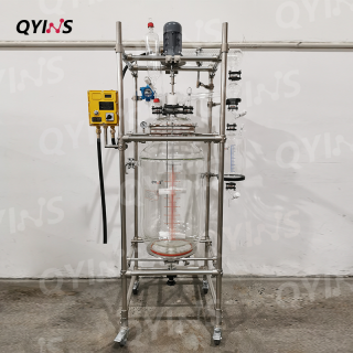 冷凝回流雙層玻璃反應(yīng)釜100L、150L、200L