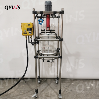 鈦材框架耐腐蝕強度高20L玻璃過濾反應(yīng)釜